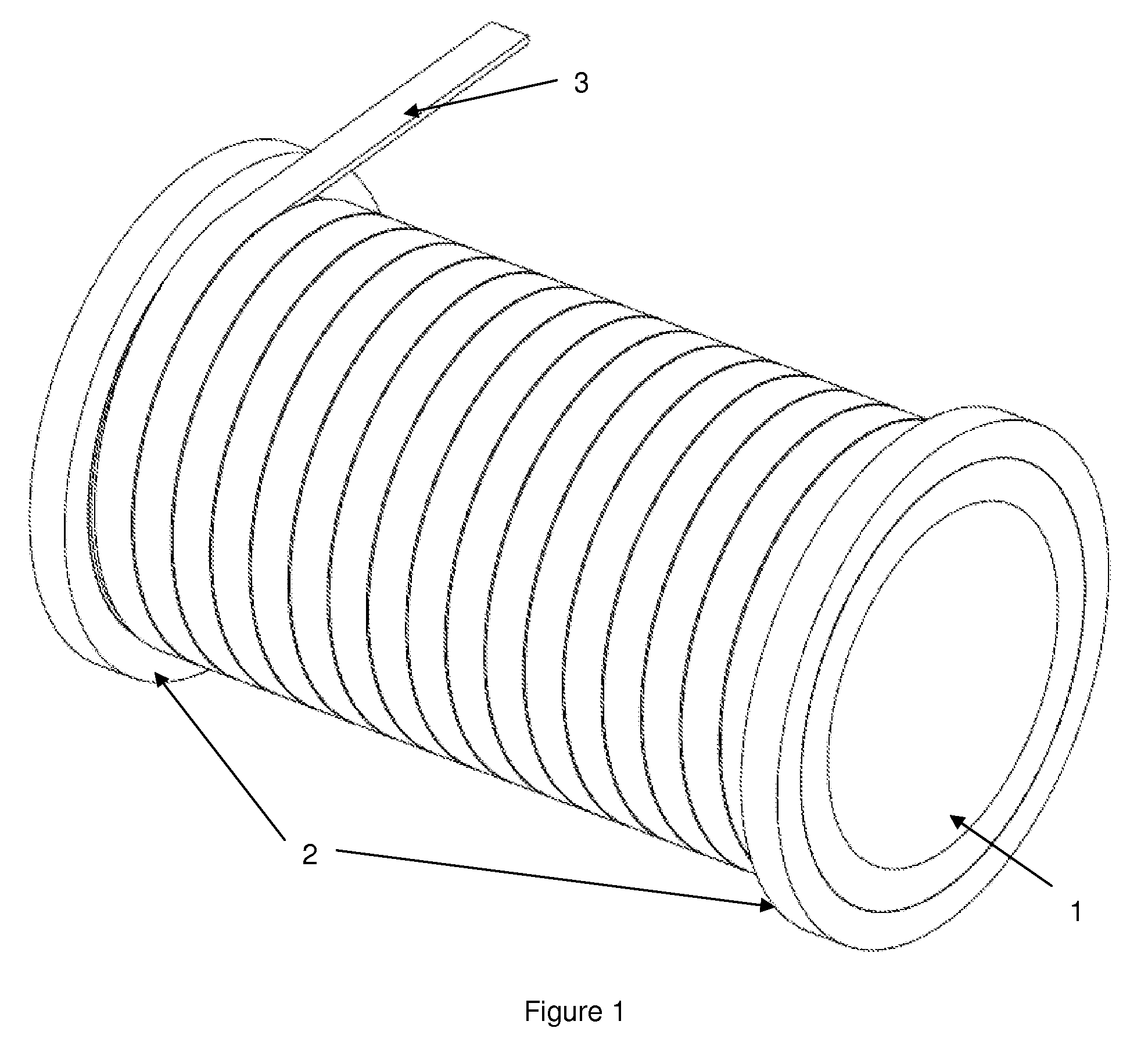 Method of manufacturing and structure of prestressed composite reinforcements