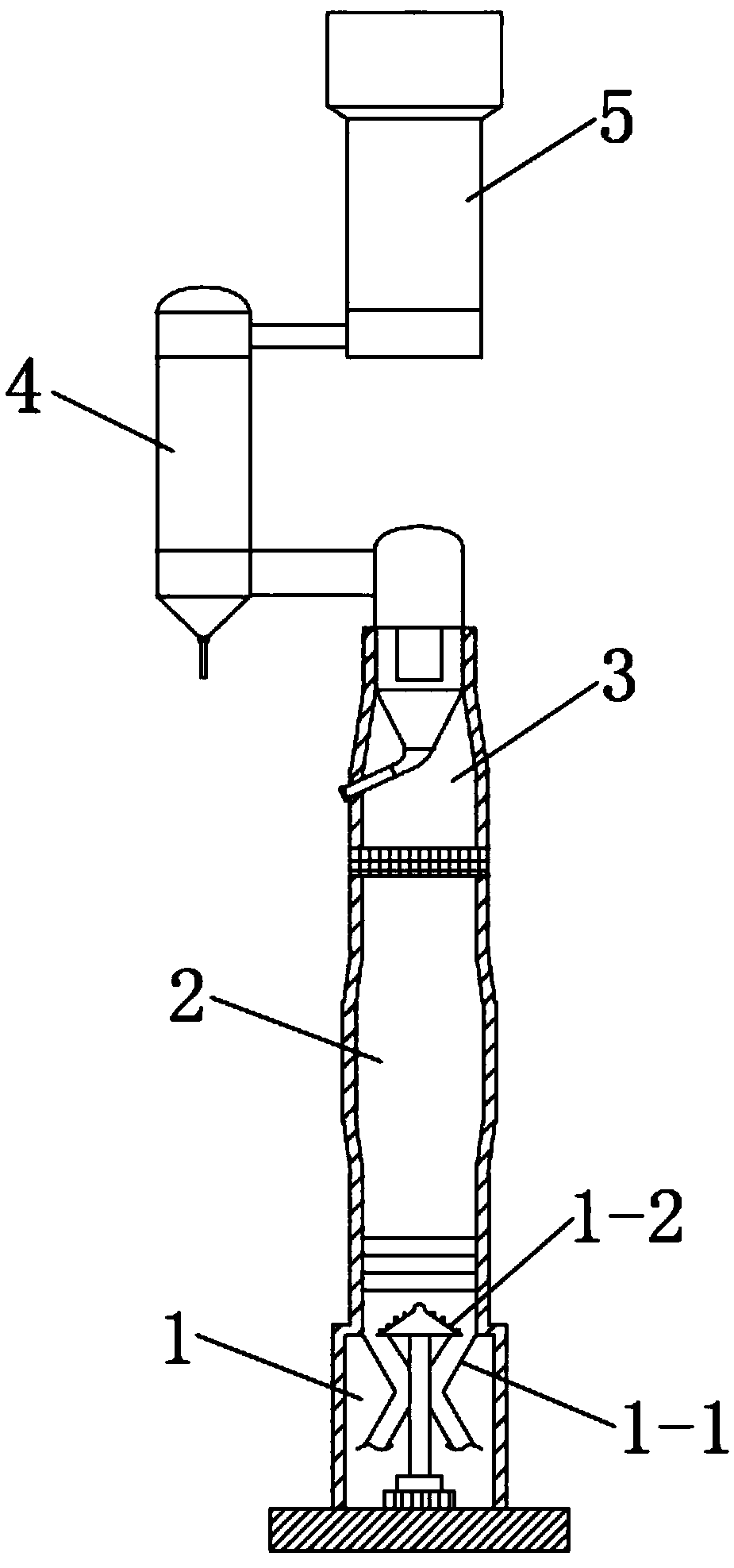 Vertically-arranged garbage incinerator