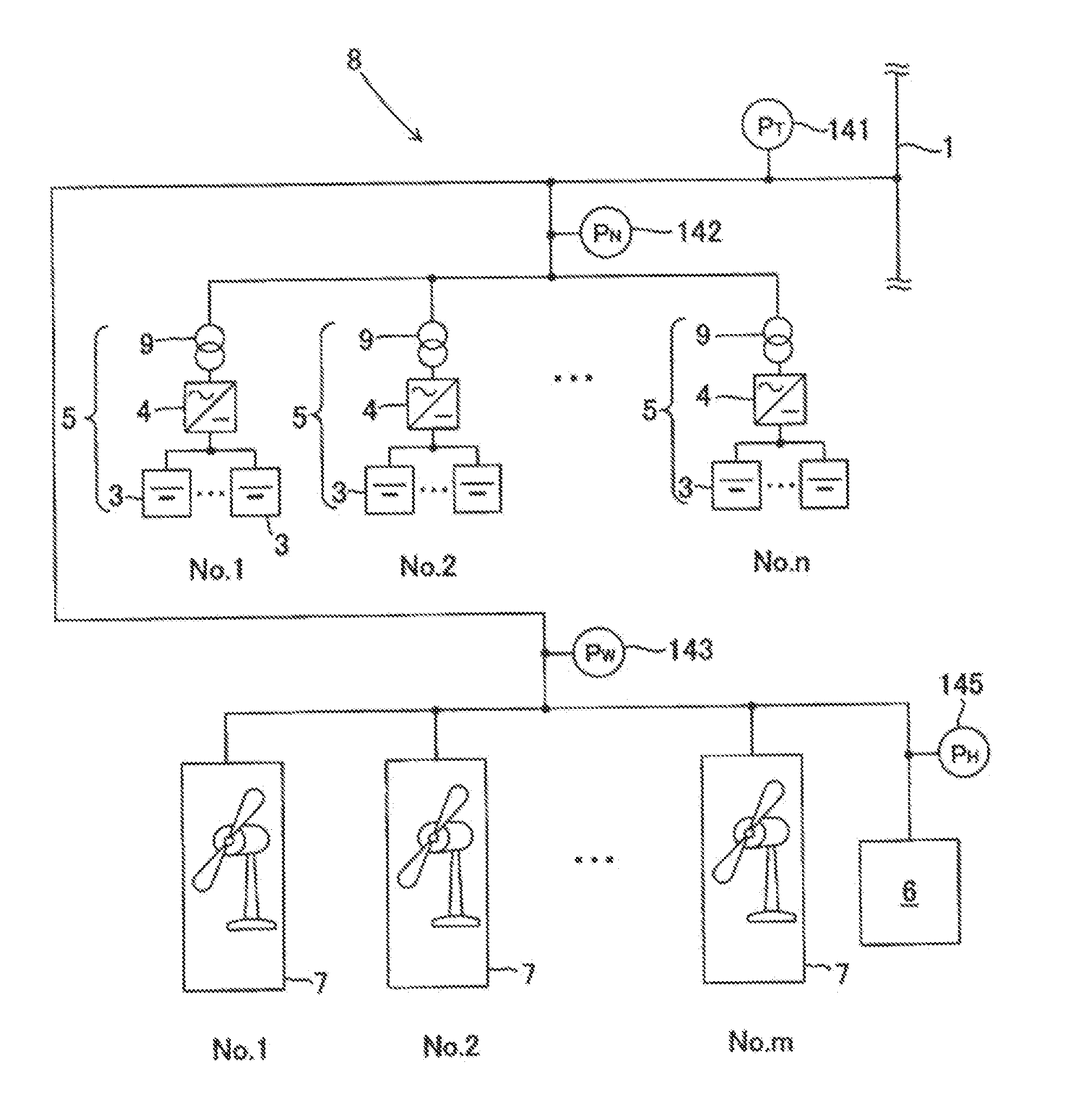 Secondary battery power control method