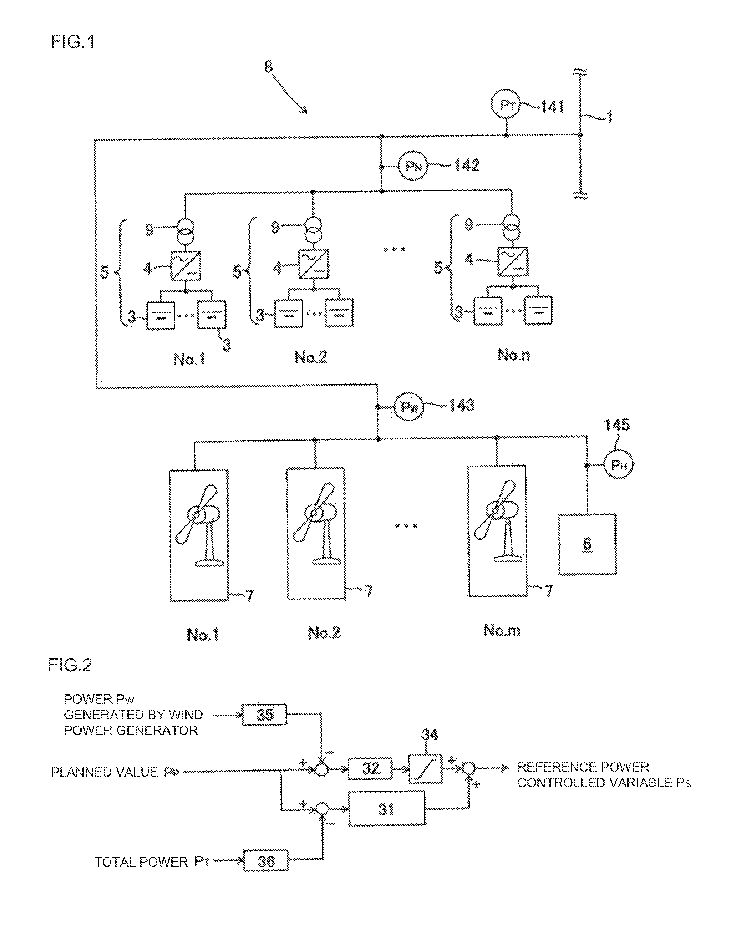 Secondary battery power control method