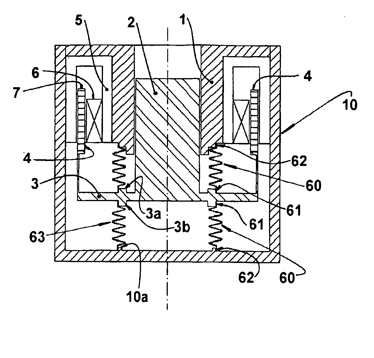 Resonant arrangement for a linear compressor