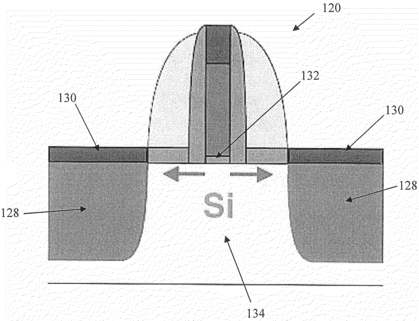 Formation Of Raised Source/Drain On A Strained Thin Film Implanted With Cold And/Or Molecular Carbon