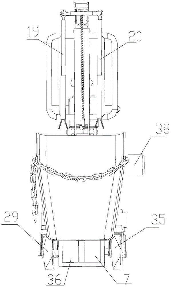 A kind of sick and dead pig transporter and its operation method