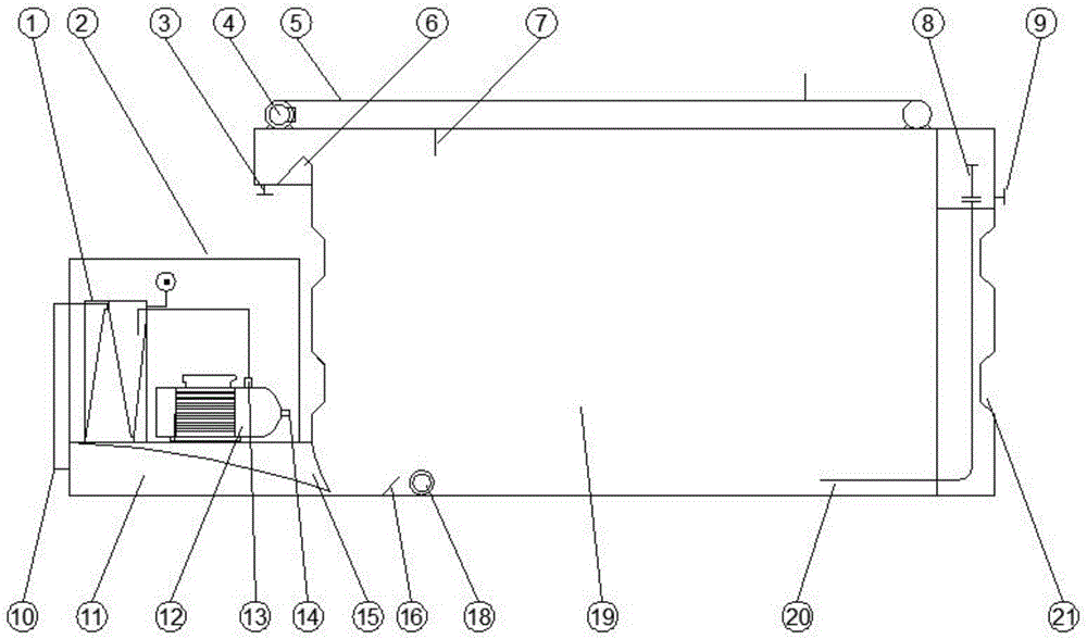 Efficient air floating machine device