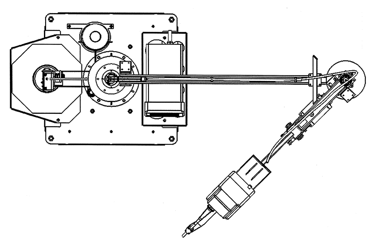 Articulated welding boom