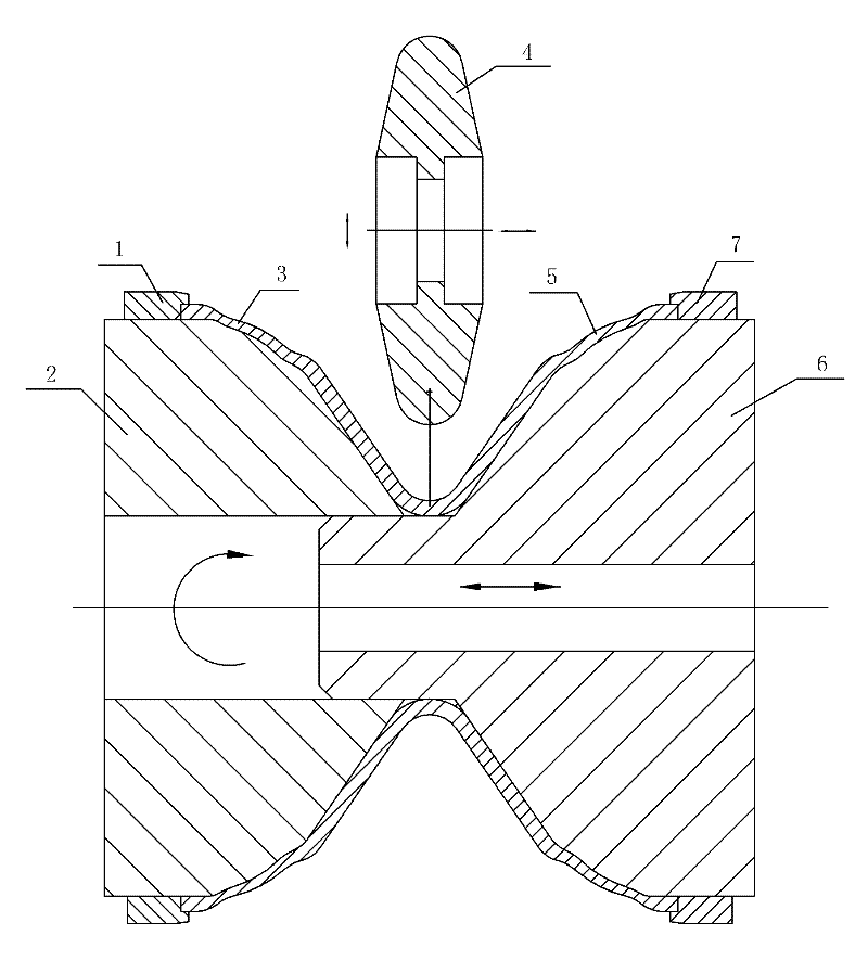 Method for manufacturing automobile wheel spokes by utilizing steel tubes