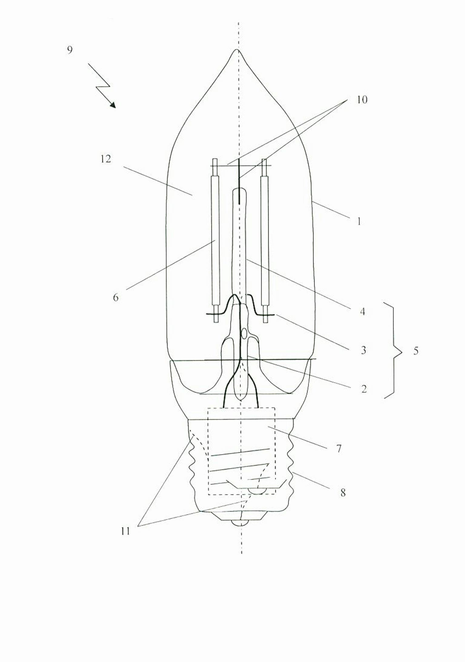 P-N junction 4pi light emitting high-voltage light emitting diode (LED) and LED lamp bulb