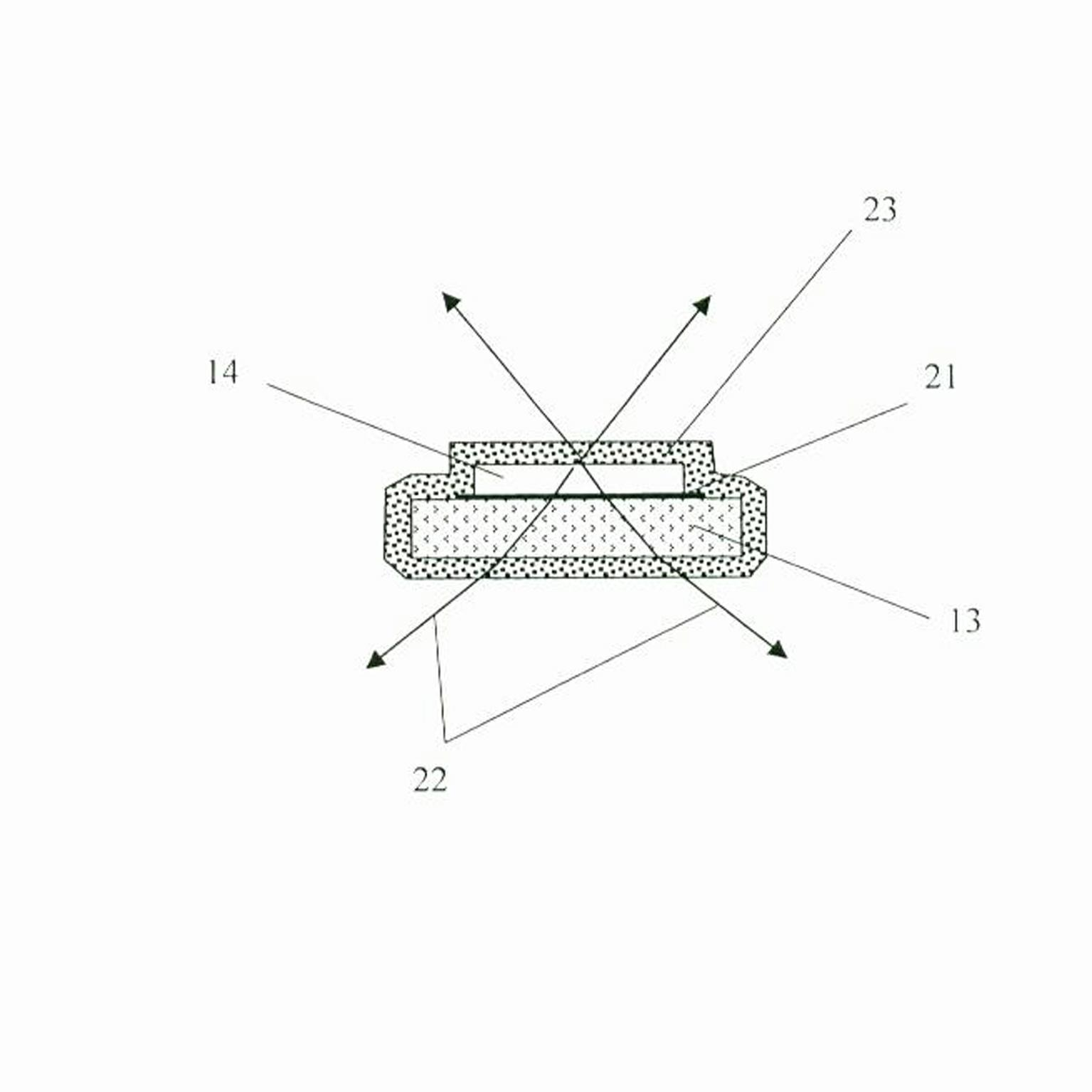 P-N junction 4pi light emitting high-voltage light emitting diode (LED) and LED lamp bulb