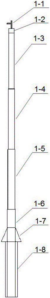 Pull-down type bird nest removing device