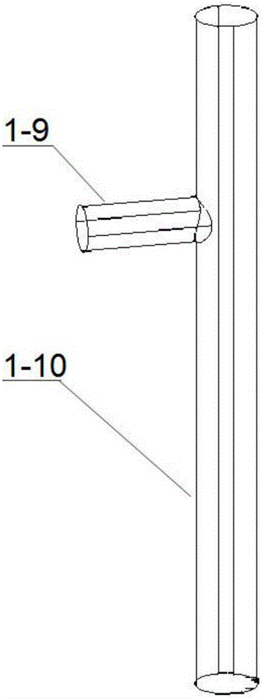 Pull-down type bird nest removing device