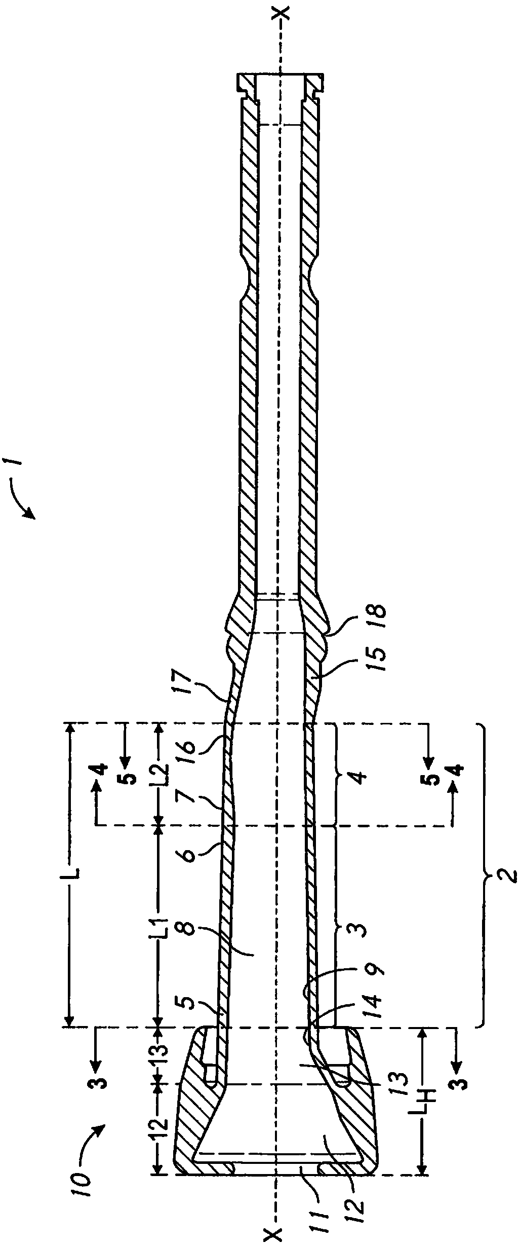 Secure collapse teatcup liner