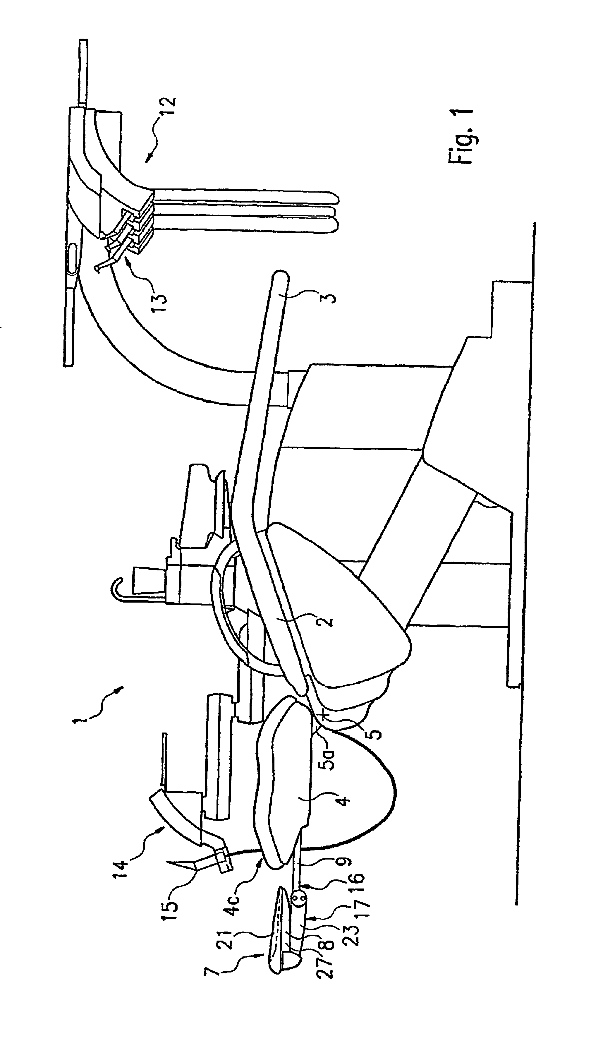 Medical or dental treatment chair