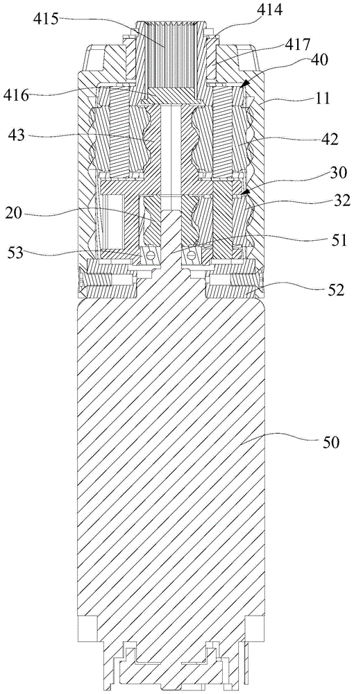 Low-noise automobile trunk reducer