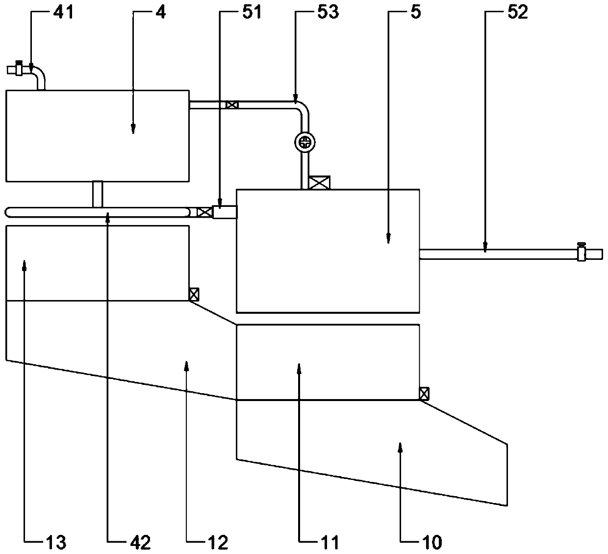 Slag waste heat recycling device