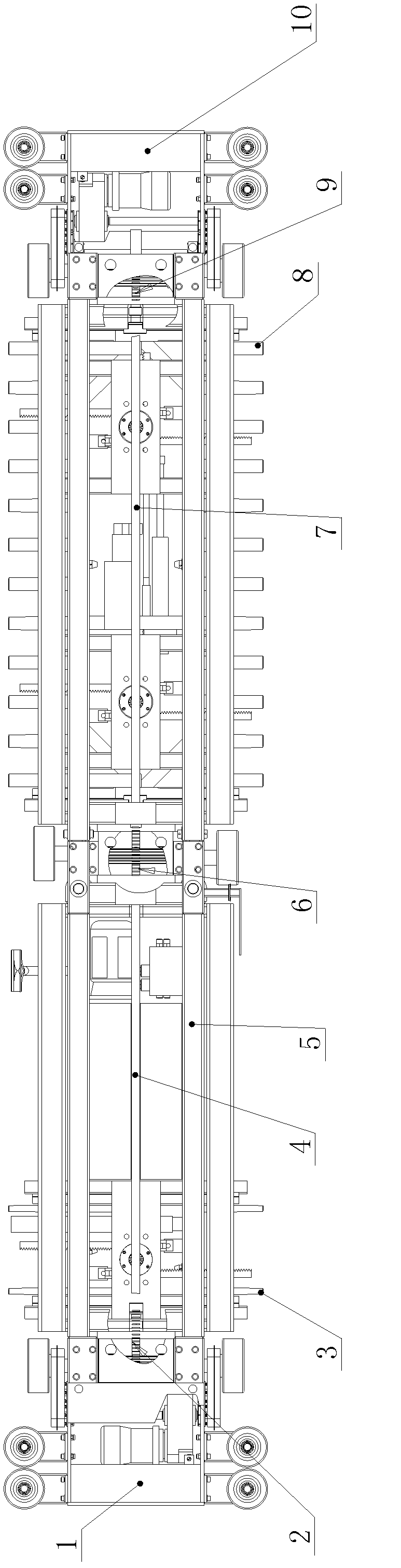 Intelligent garage transfer robot