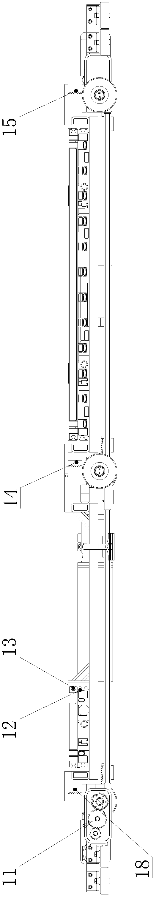 Intelligent garage transfer robot