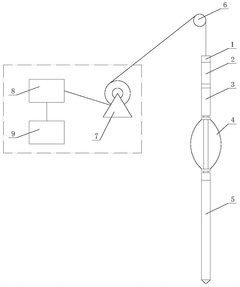 Automatic positioning and interpreting instrument and method adopting natural gamma rays of formations and used for down-hole strings