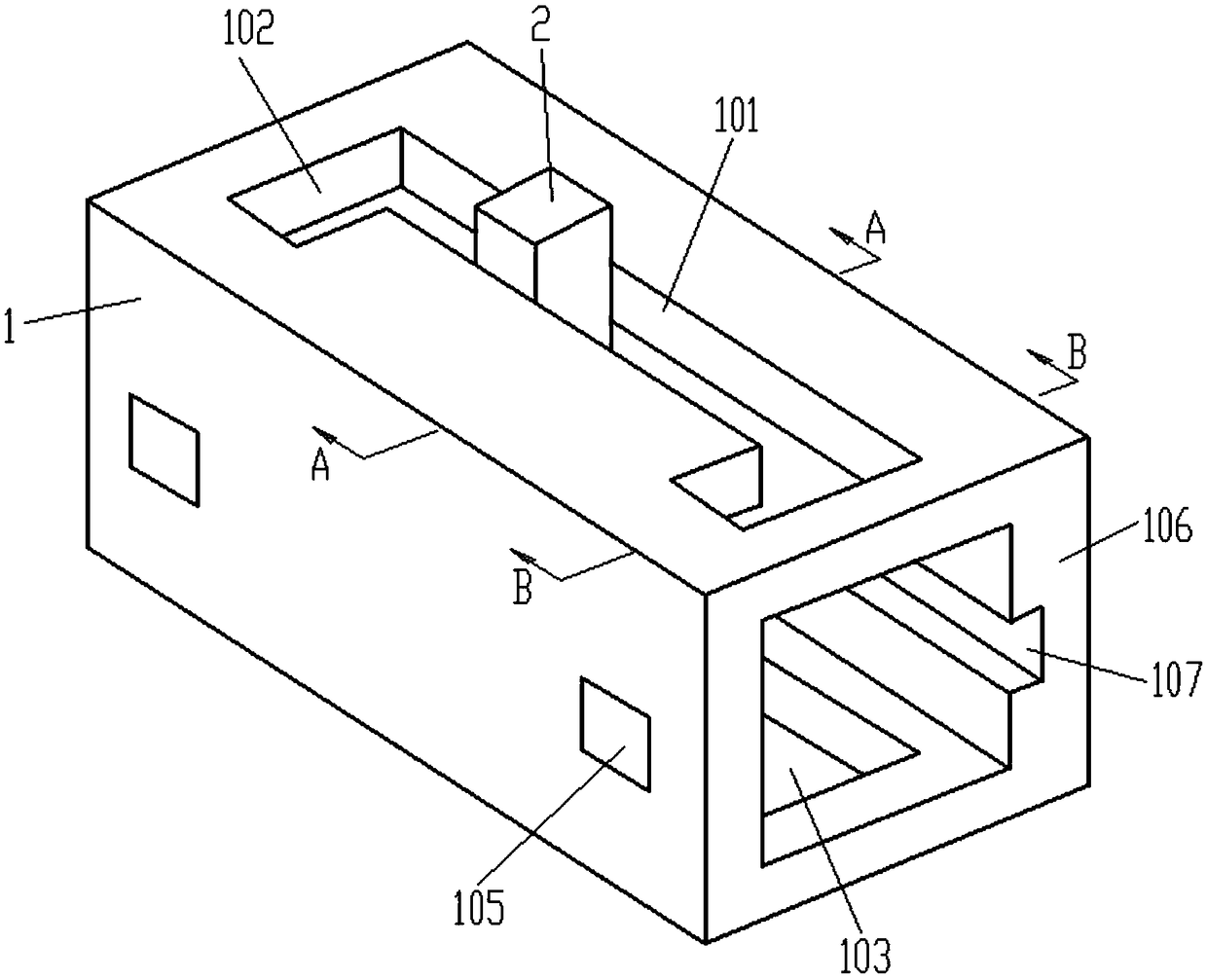 Anti-disengaging sliding type wire managing rack device for computer hardware connecting wires