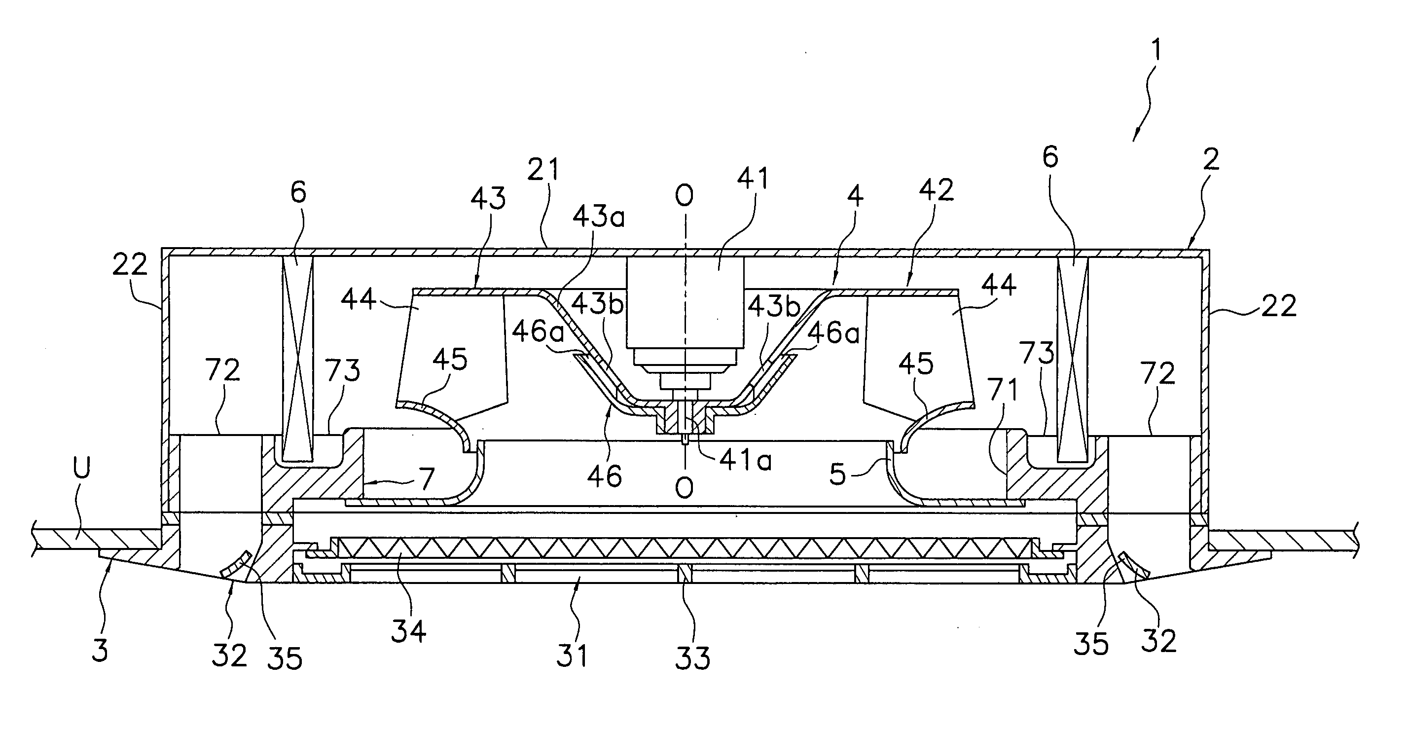 Impeller of centrifugal fan and centrifugal fan disposed with the impeller