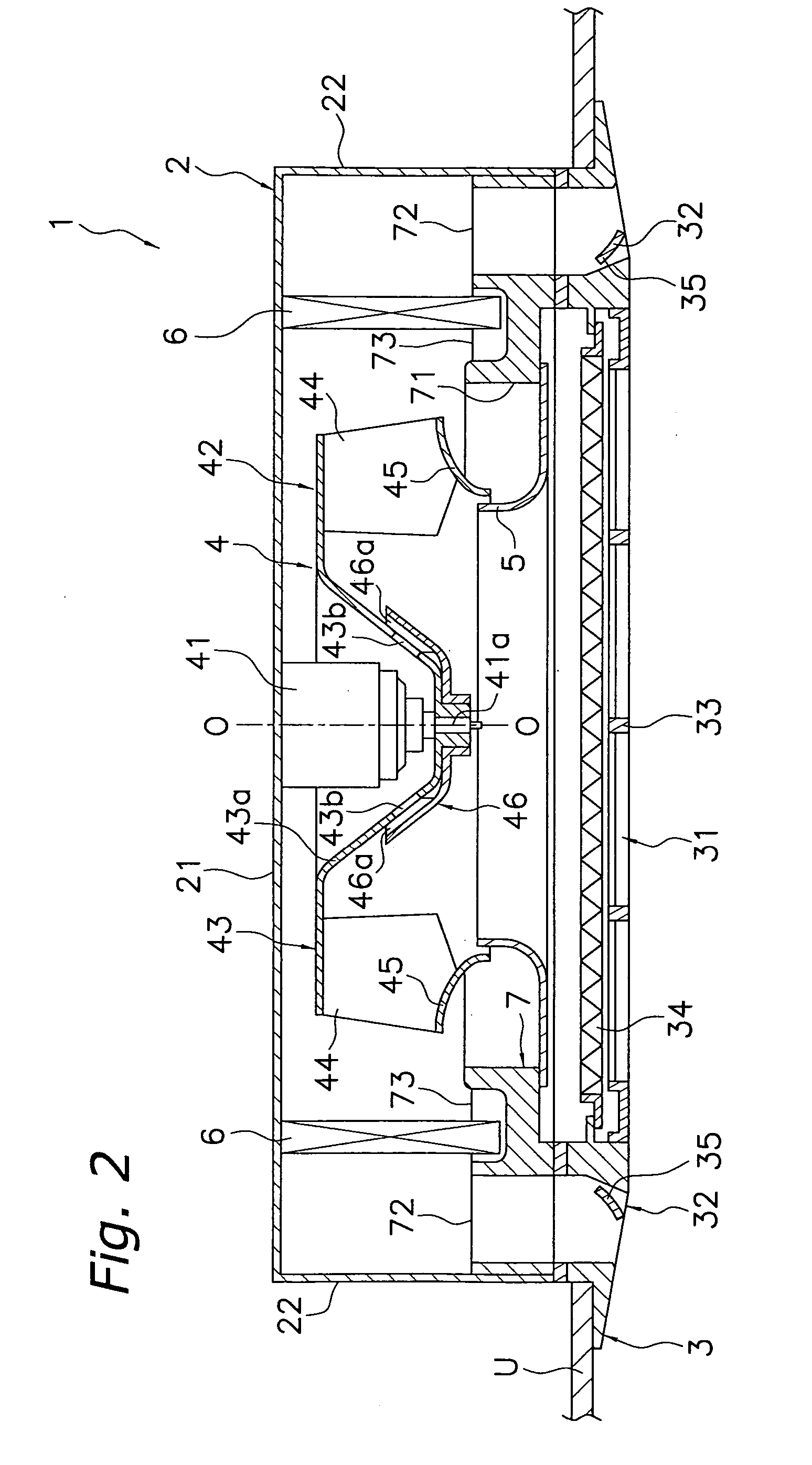 Impeller of centrifugal fan and centrifugal fan disposed with the impeller