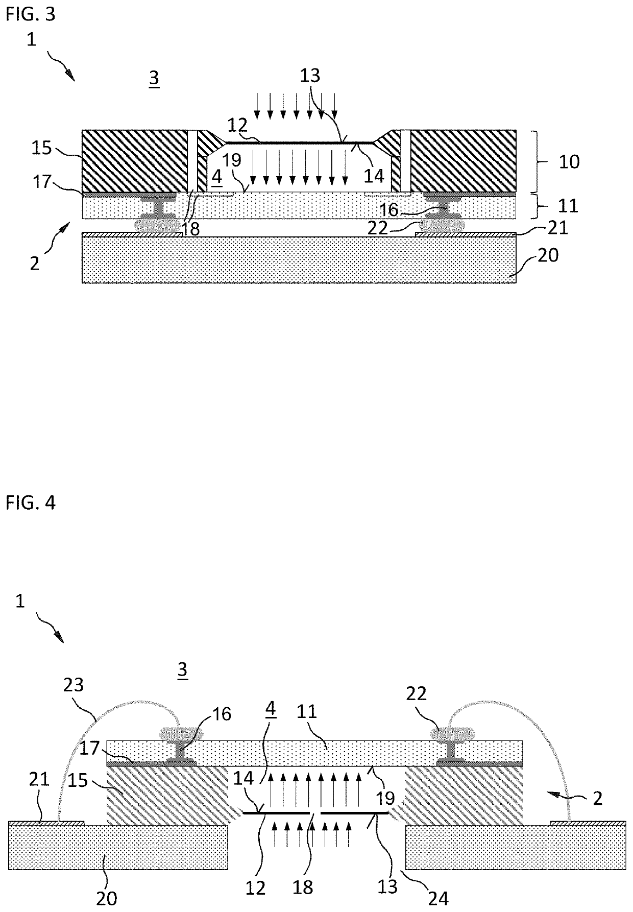 Integrated optical transducer and method for fabricating an integrated optical transducer