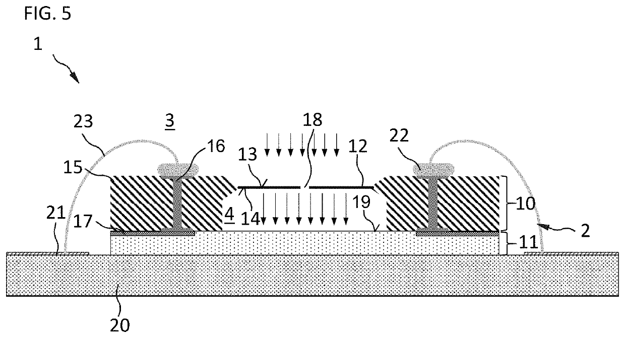 Integrated optical transducer and method for fabricating an integrated optical transducer