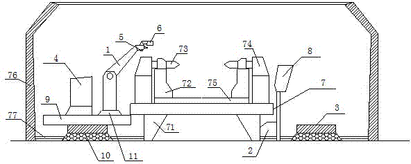 Intelligent repair system of connecting rod mold visual detection machine