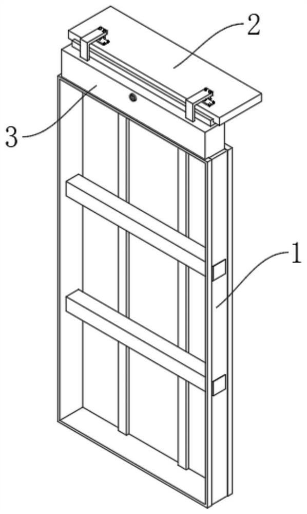 The connection structure and construction method of the joint between the aluminum formwork and the wood formwork of the wall