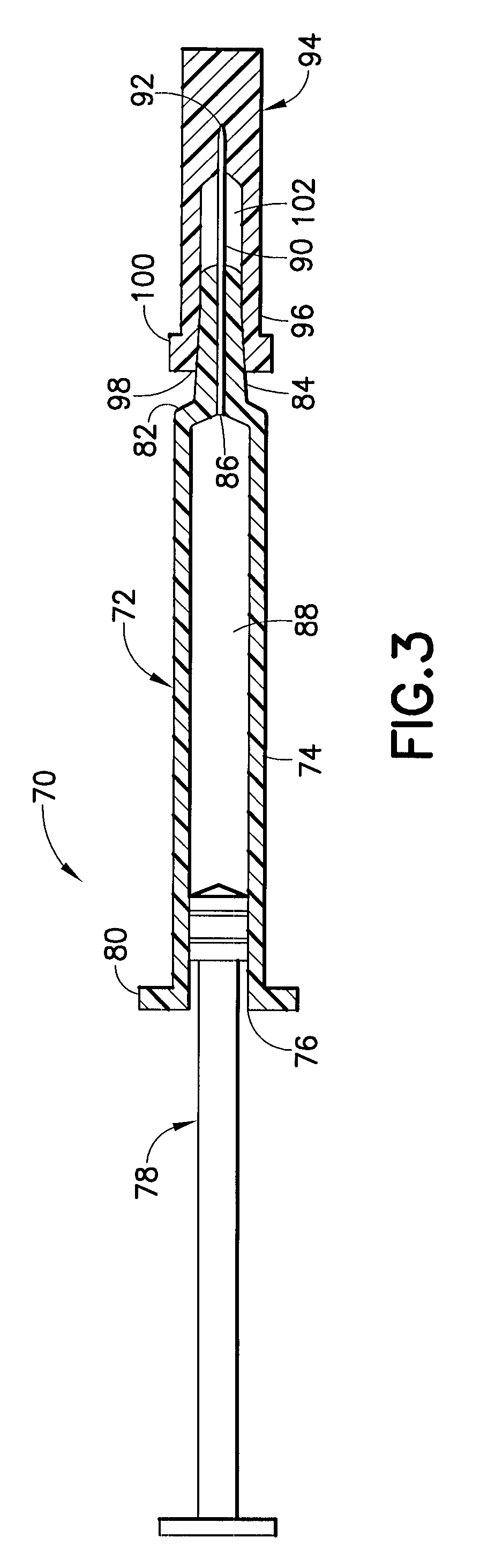 Low extractable, thermoplastic syringe and tip cap