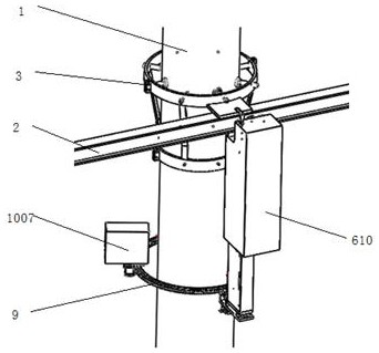 Needling glue collecting robot