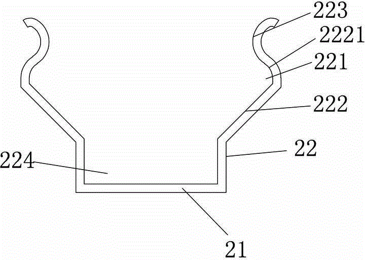 Integrated wall surface installation structure