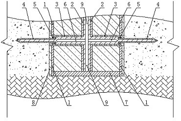 Soft foundation building foundation structure and construction method