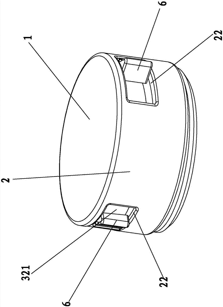 One-hand operation type variable discharging bottle cap