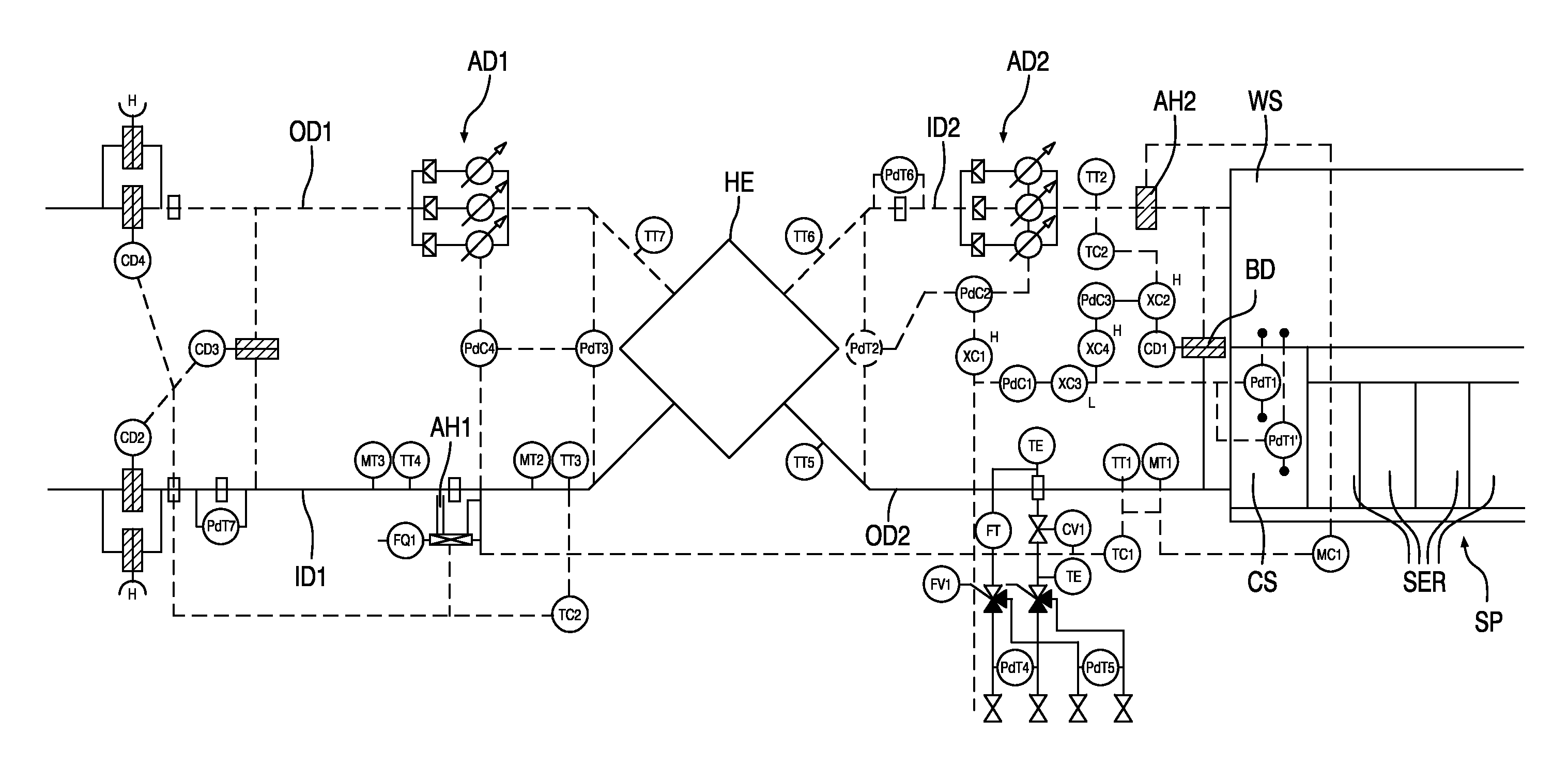 Apparatus and method for cooling a substantially closed space