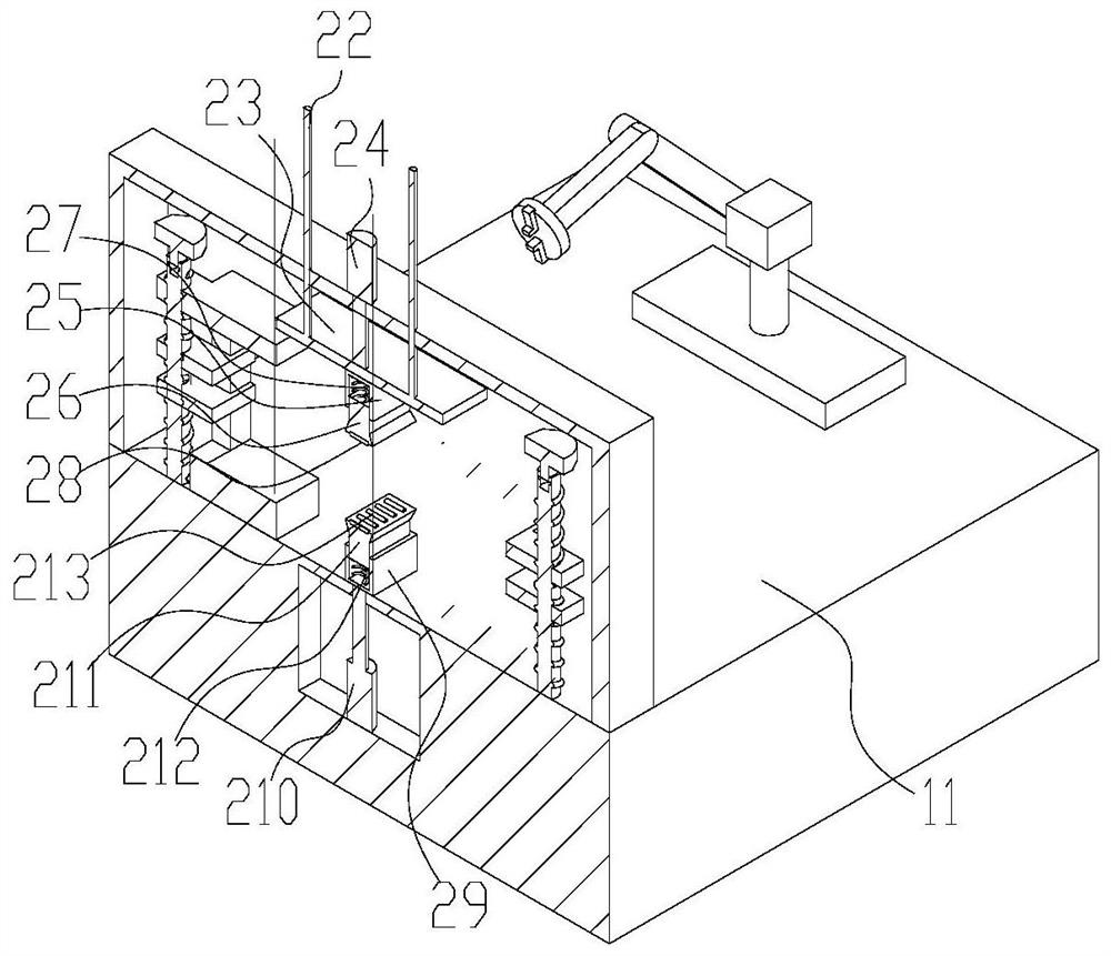 A blade automatic grinding mechanism