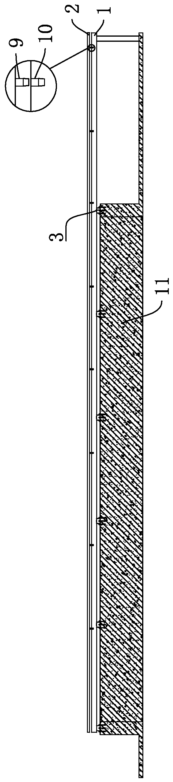 Installation method of daylighting roof