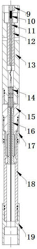 Cable transmission clustering perforation operation explosion jam release method