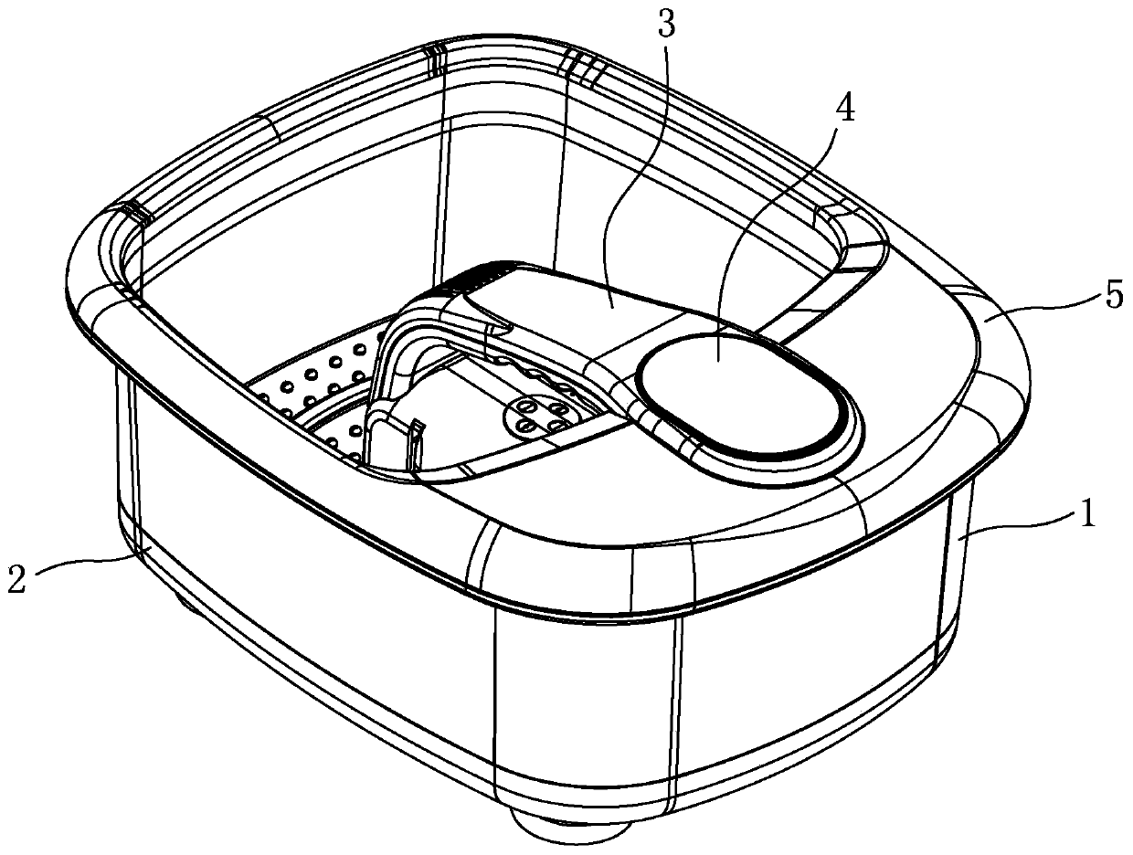 Portable foot bath tub