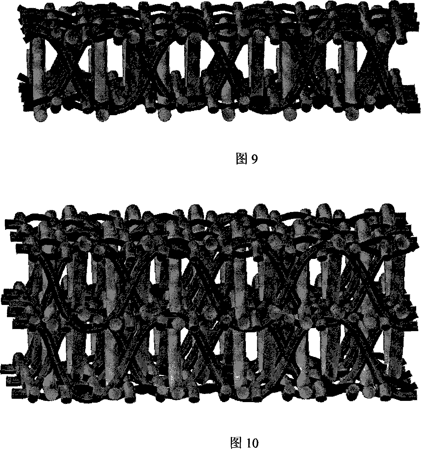 Warp-weft two-way cross-layer connecting hollow fabric