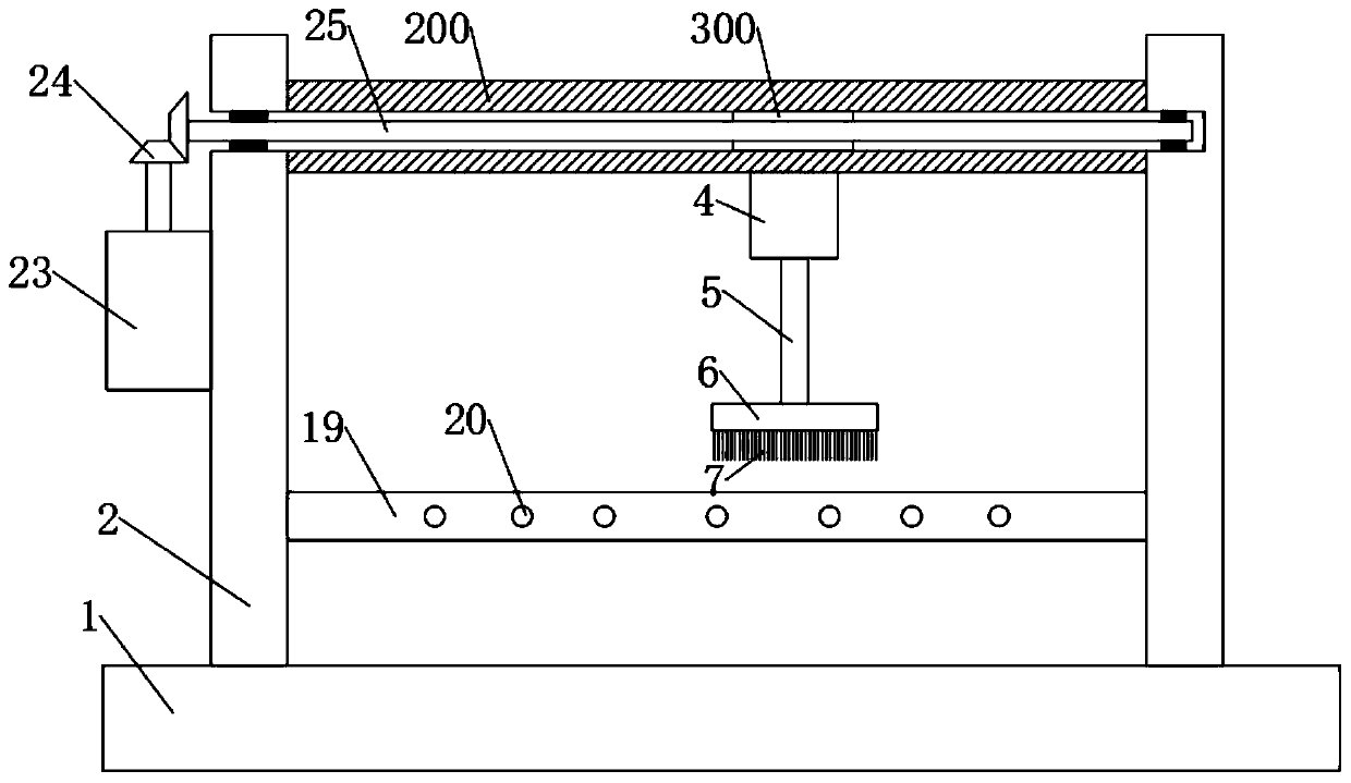 Polishing device used for sheet metal machining