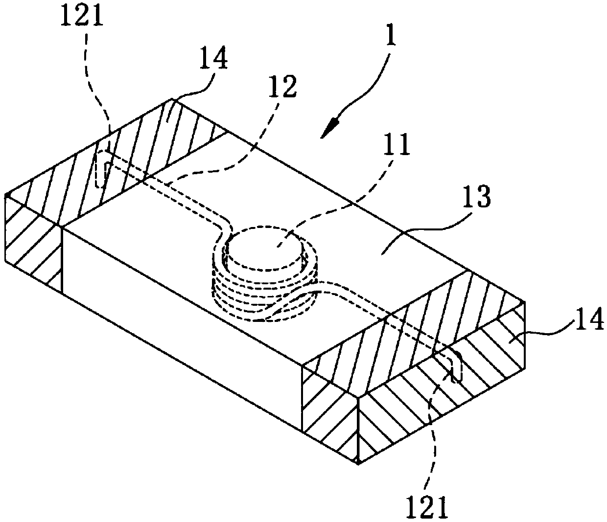 A method for making an inductor and the product made therefrom