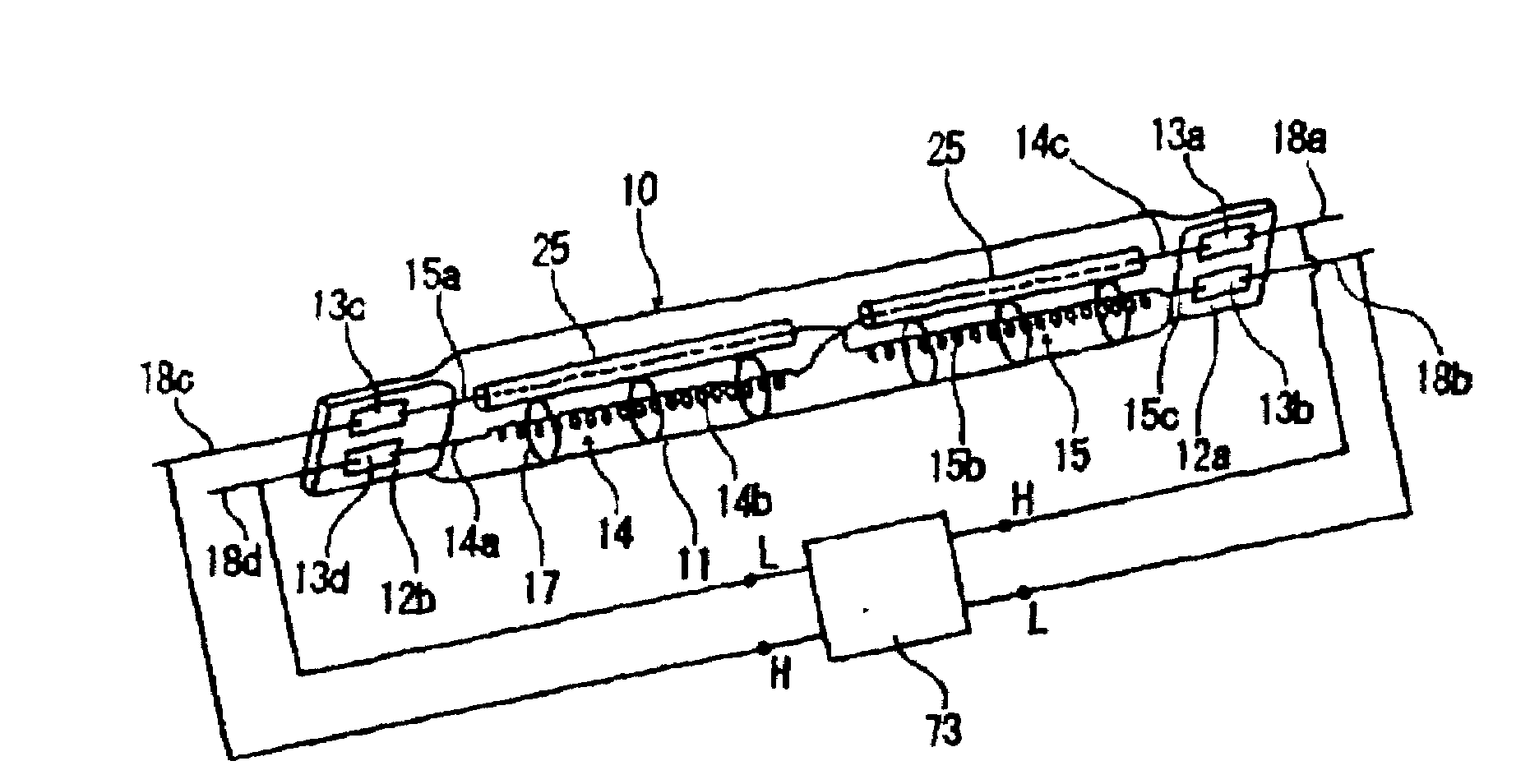 Filament lamp and light-irradiation-type heat treatment device