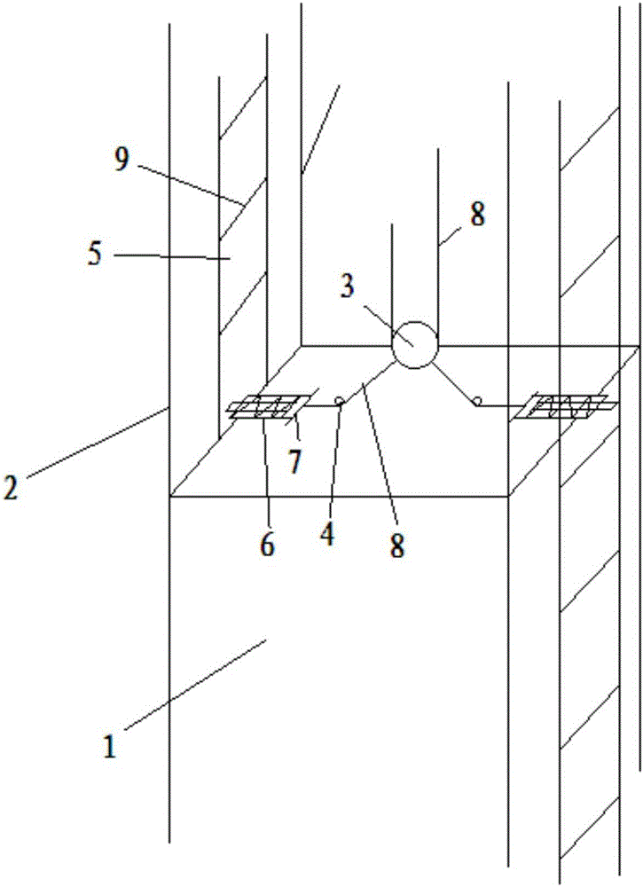 Rope break anti-fall device