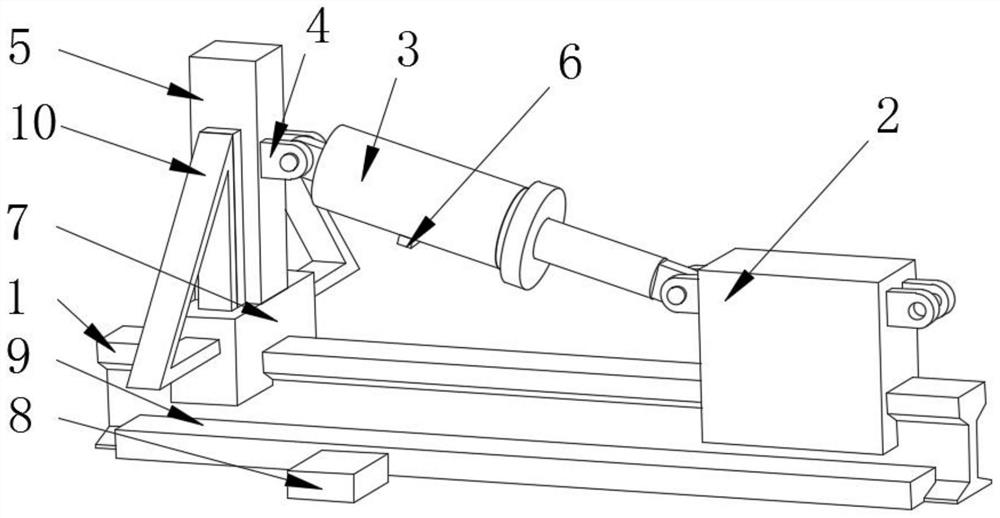 Large-span box-type steel beam sliding installation construction process and device