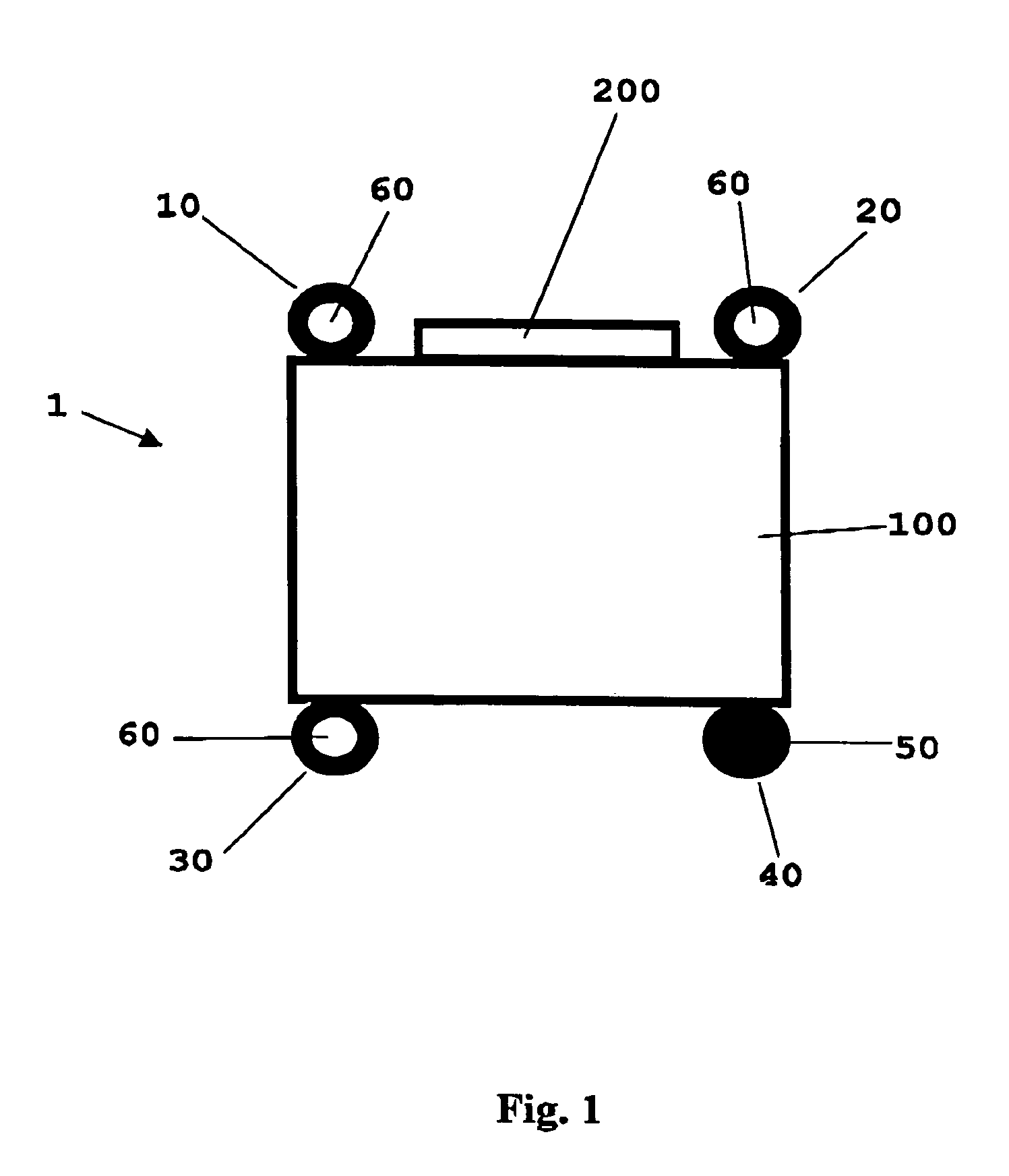 Control device with blockable attachment places