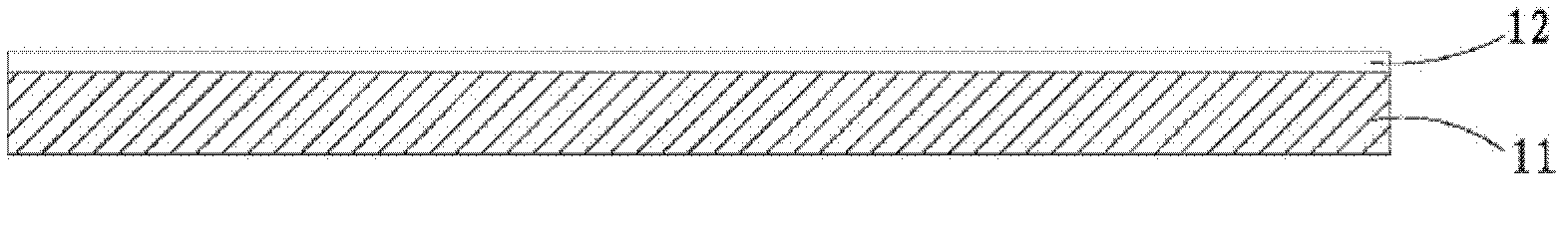 Novel electrode lead capacitive screen manufacturing method and its product and touch screen terminal