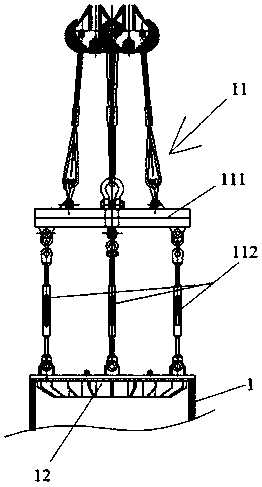 Method for hoisting core and shell of high temperature gas cooled reactor