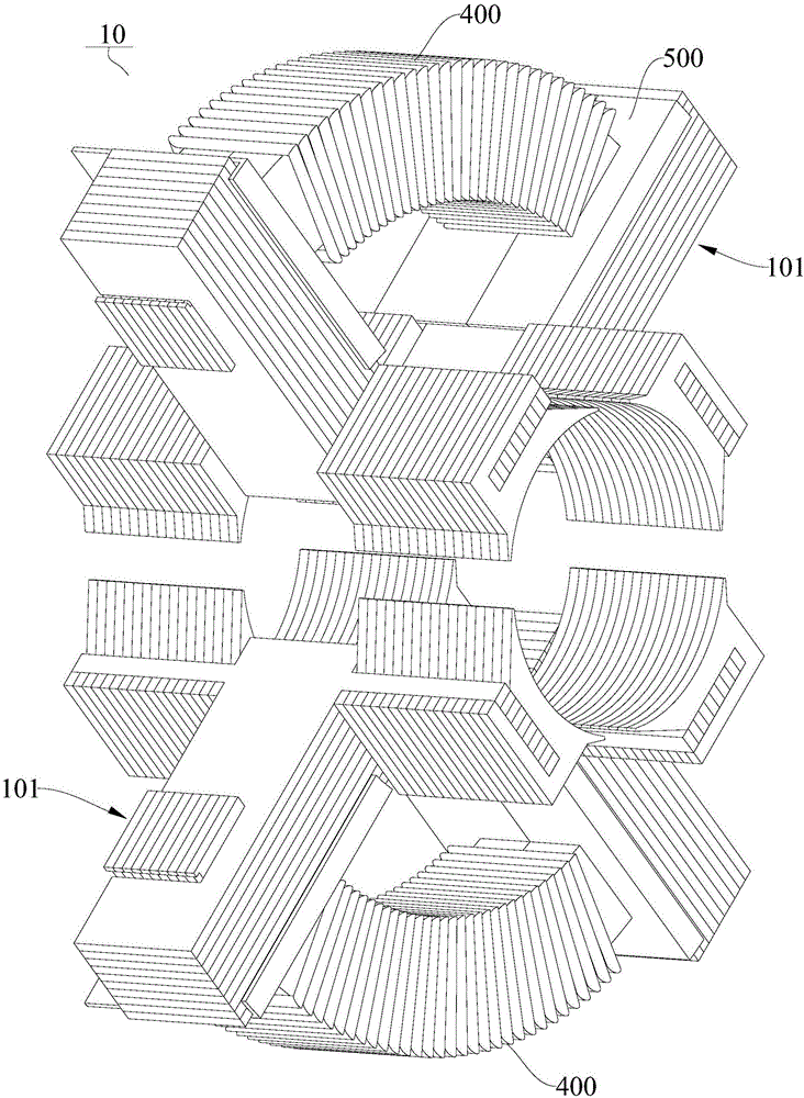 Stator core, stator and motor