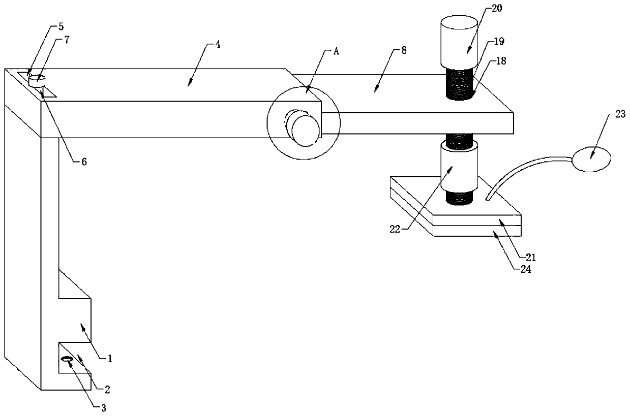 Post-cardiovascular-intervention puncture point compression hemostasis device and usage method thereof