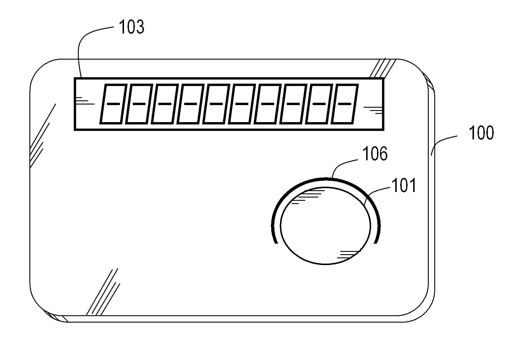 Flex token with embossed key protection